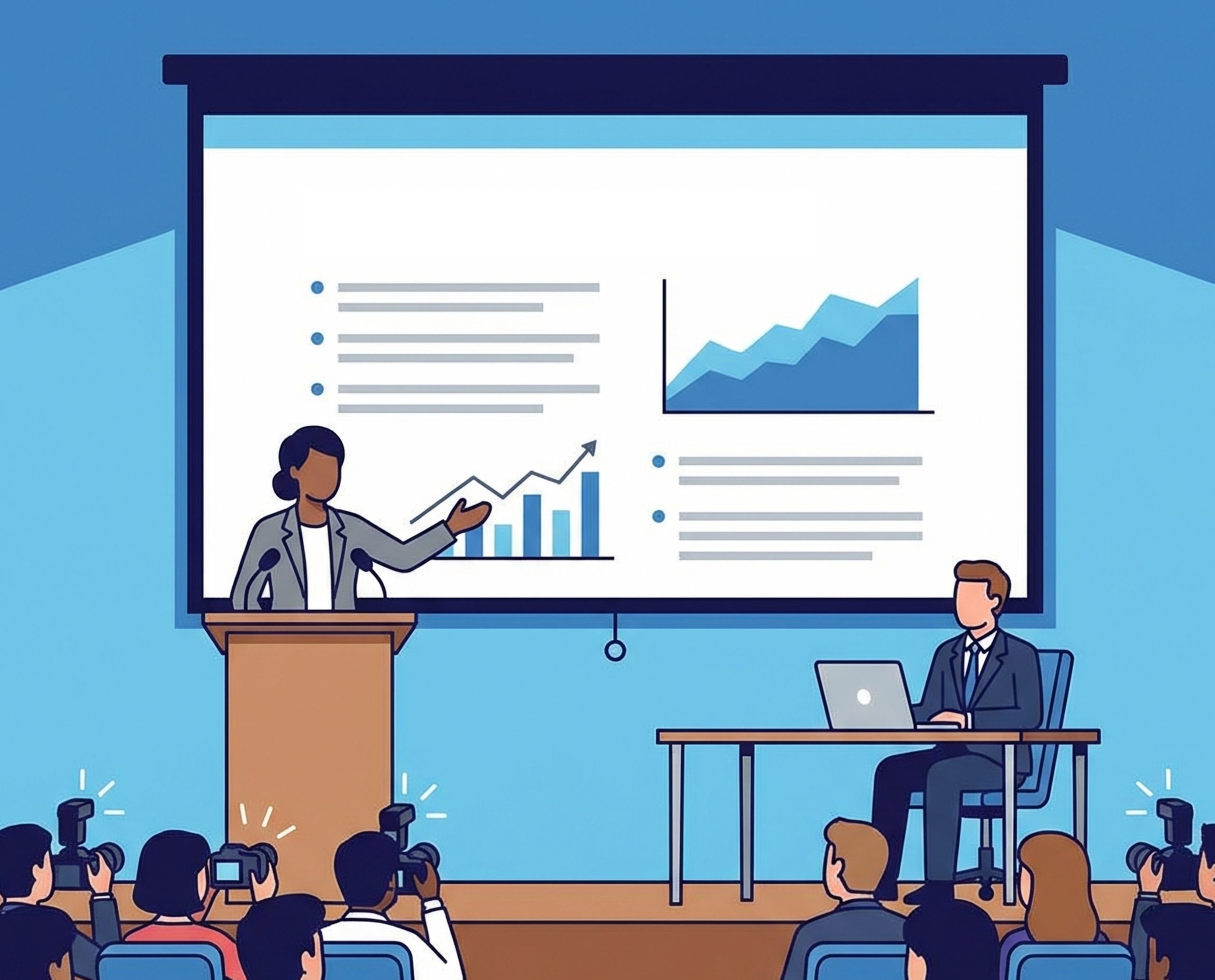 Παρουσίαση διάσκεψης τύπου